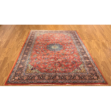 9.2 x 13  Semi Antique Sarough  Hand Knotted 100% Wool Rug TR00510 Montaage Inc. image 1