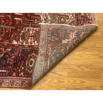 9.3 x 13.5 Antique Fine Hand Knotted 100% Wool Rug TR00515 Montaage Inc. image 5