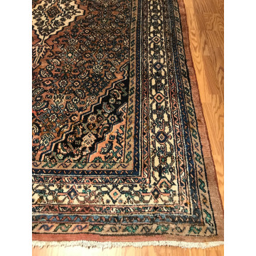 6.9 x 10 Vintage 100% Wool Hand Knotted Area Rug TR0064 Montaage Inc. image 6