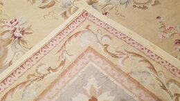 9 x 12 Hand woven French Aubusson Needle point 100% wool Area rug TR0089 Montaage Inc. image 9
