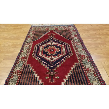 4 x 7 Vintage Tribal Turkish Anatolian Yuruk Hand Knotted Wool Rug 332907939794 Montaage Inc. image 4
