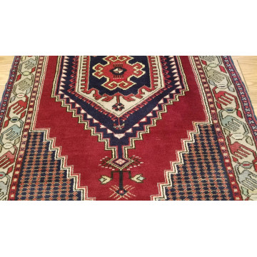4 x 7 Vintage Tribal Turkish Anatolian Yuruk Hand Knotted Wool Rug 332907939794 Montaage Inc. image 7