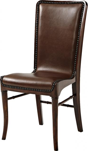 Leather Sling Dining Chair 4000-485.0AAC Theodore Alexander
