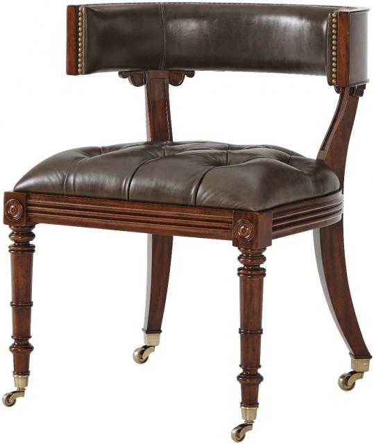 St John Desk / Game Chair 4000-780WH Theodore Alexander