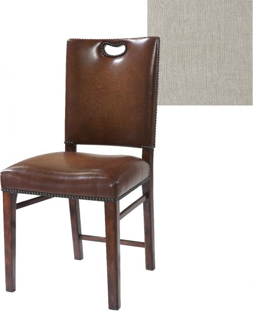 Tireless Campaign Side Chair 4000-906.1AQK Theodore Alexander