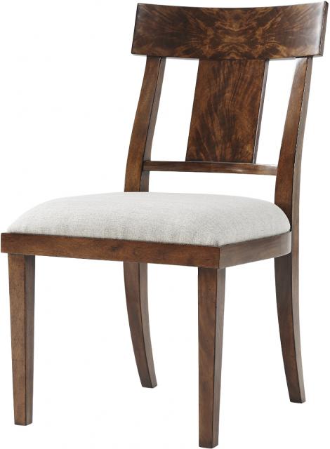 Theodore Alexander Eternal Flame Side Chair 4000-914.1AJM at Montaage Inc. Neutral