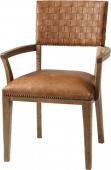 Theodore Alexander Millington Dining Chair CB41025.2ARM at Montaage Inc. Neutral