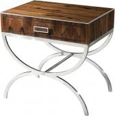 Theodore Alexander dual curves II side table KENO5044 at Montaage Inc. Neutral